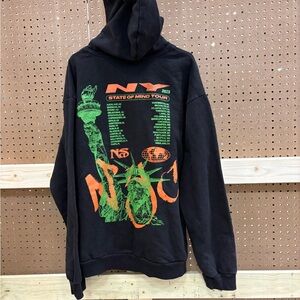 ITEM#32 Nas New York State of Mind Tour 2023 Hoodie Wu-Tang size XxL

24x28